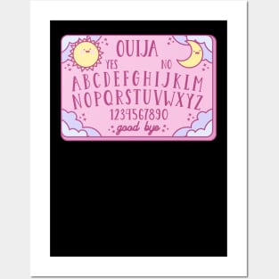 Kawaii Ouija Board Witchy Pastel Halloween Gift Posters and Art